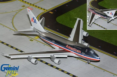 American Airlines B747SP Reg: N601AA "747 LuxuryLiner" (polished, flaps) G2AAL1158F Scale 1:200 - Gemini200