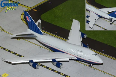 United Airlines B747SP N145UA w/ flaps down G2UAL1160F Scale 1:200 - Gemini200