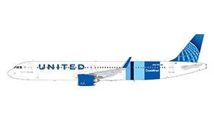 United Airlines A321neo "Coastliner" G2UAL1523 Scale 1:200 - Gemini Jets