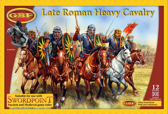 Late Roman Heavy Cavalry, 28 mm Scale Model Plastic Figures - Gripping Beast