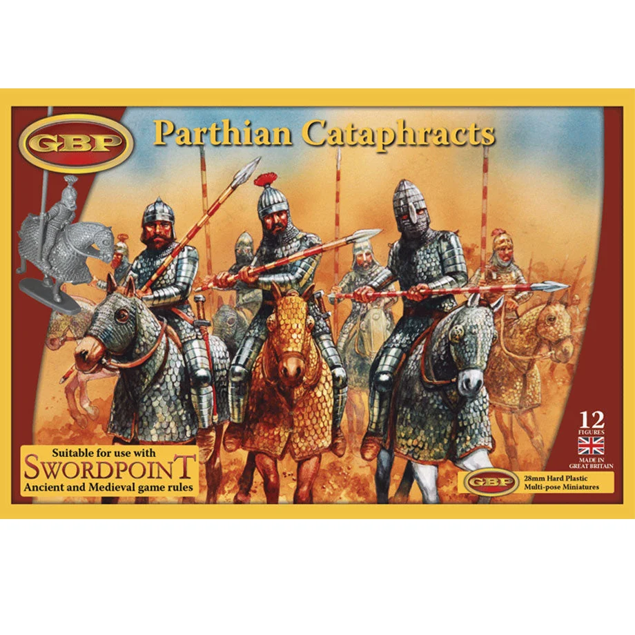 Parthian Cataphracts, 28 mm Scale Model Plastic Figures - Gripping Beast
