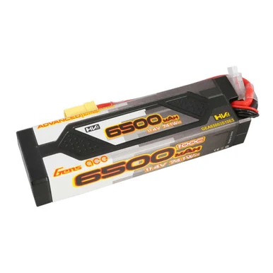 Gens Ace GEA65003S10E5 11.4V 6500mAh 3S 100C Advanced Hardcase LiHV Battery: EC5