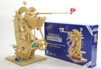 Pathfinders PFD-39 Hydraulic Gearbot Wooden STEM Activity Kit