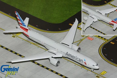 American Airlines B777-300ER Reg: N722AN flaps down GJAAL2303F Scale 1:400