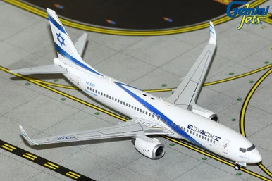 El Al Israel Airlines B737-800W 4X-EKK GJELY2299 Scale 1:400