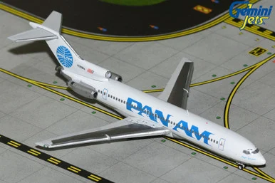 Pan Am (billboard titles; polished belly) B727-200 Reg: N368PA GJPAA2344 Scale 1:400