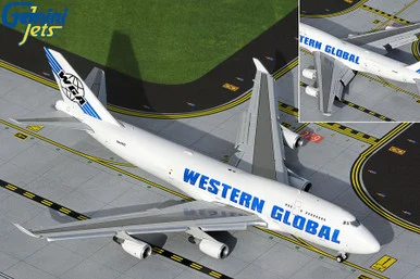 Western Global B747-400(BCF) flaps down N344KD GJWGN2015F 1:400