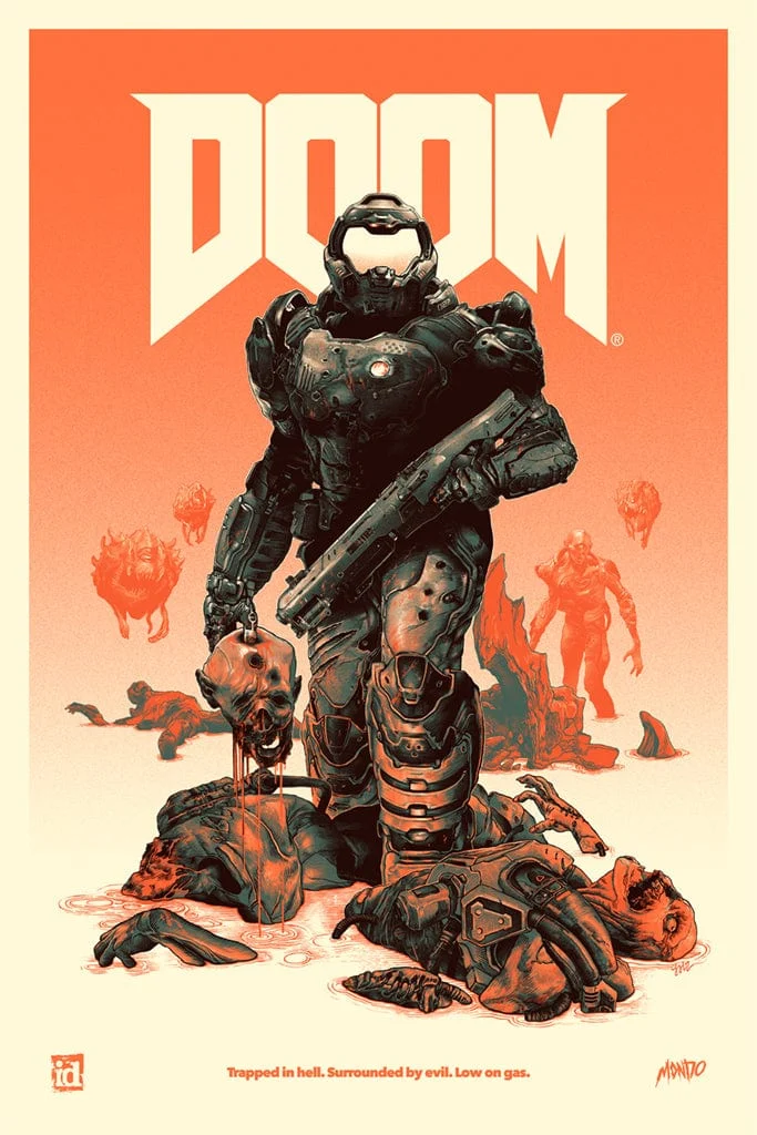 Doom (Variant) Poster - Gabz