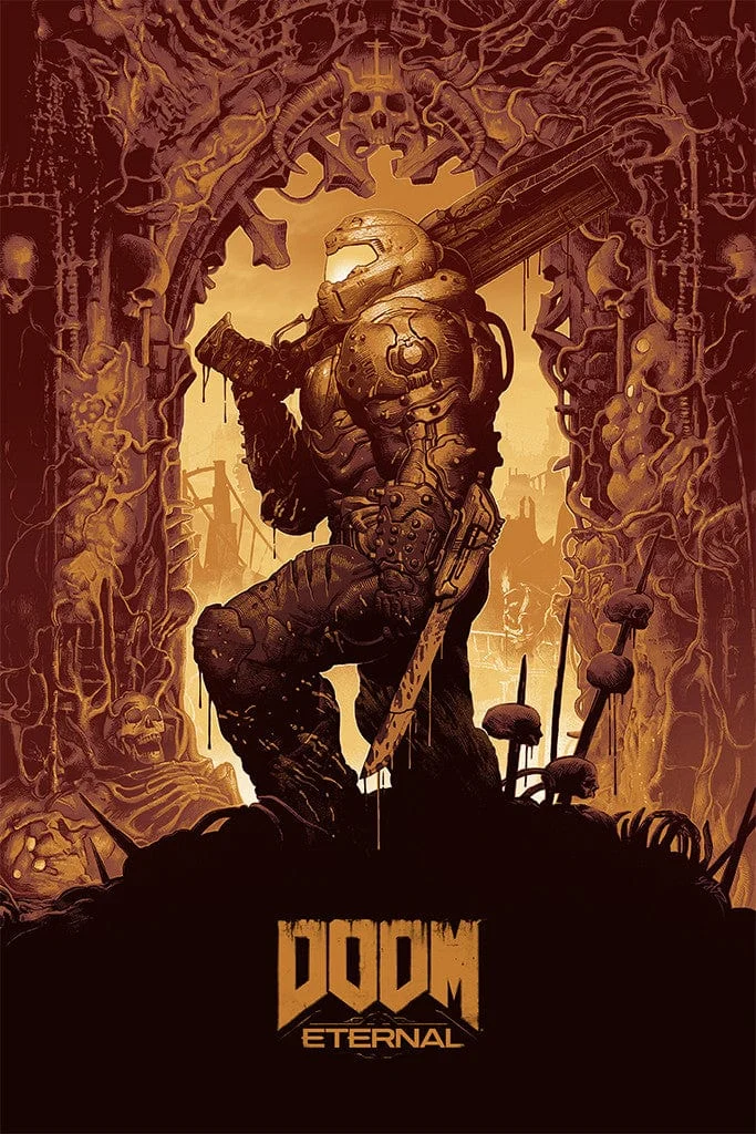 Doom Eternal (Variant) Poster - Gabz