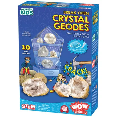 Thames & Kosmos 545002 Wow in the World: Break-Open Crystal Geodes