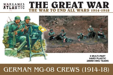 28mm German MG-08 Crews (1914-1918)
