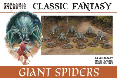 Wargames Atlantic WAACF003 Giant Spiders 28mm Scale Figures Kit - Wargames Atlantic Figures
