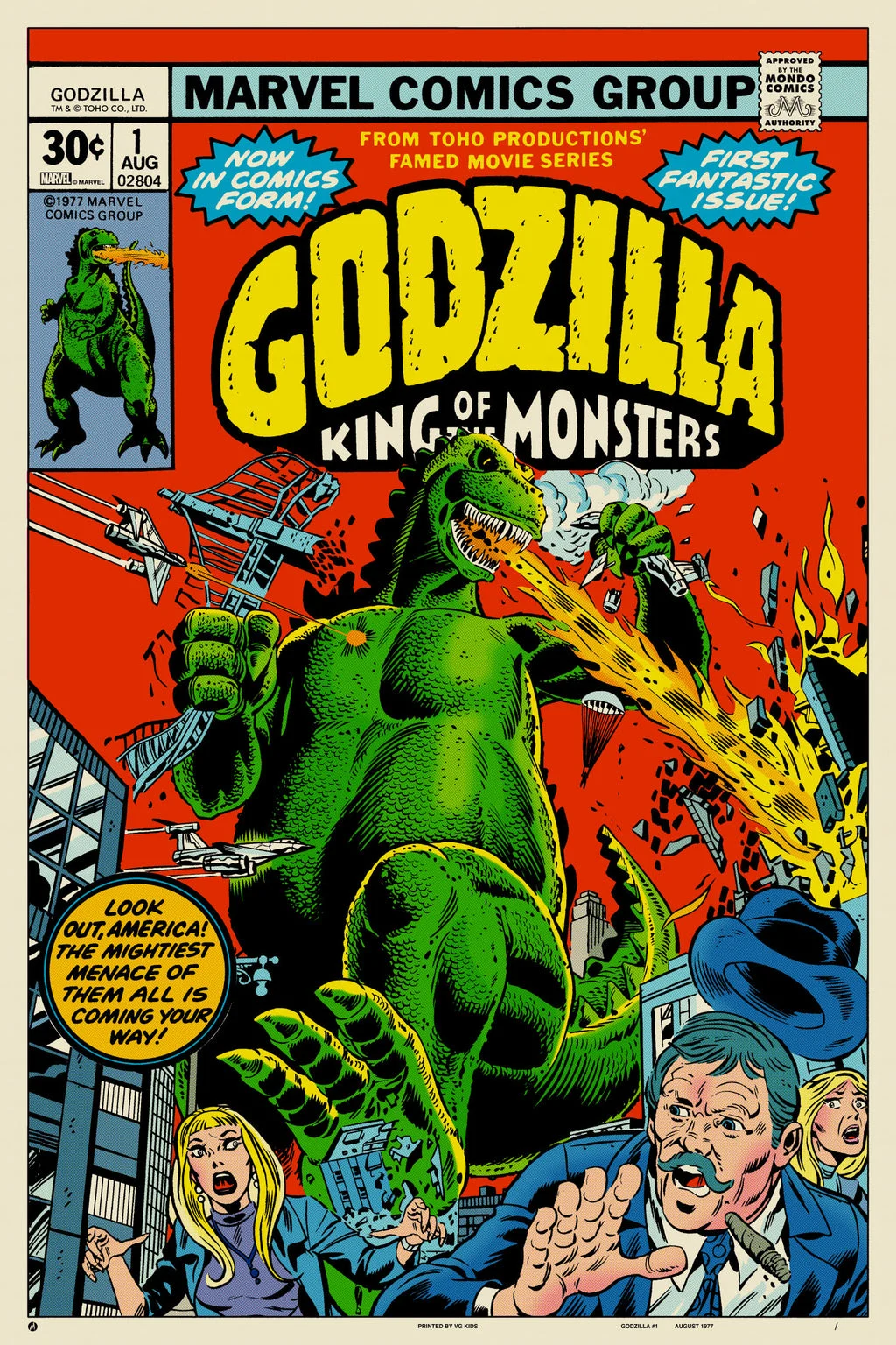 Godzilla #1 Poster - Herb Trimpe