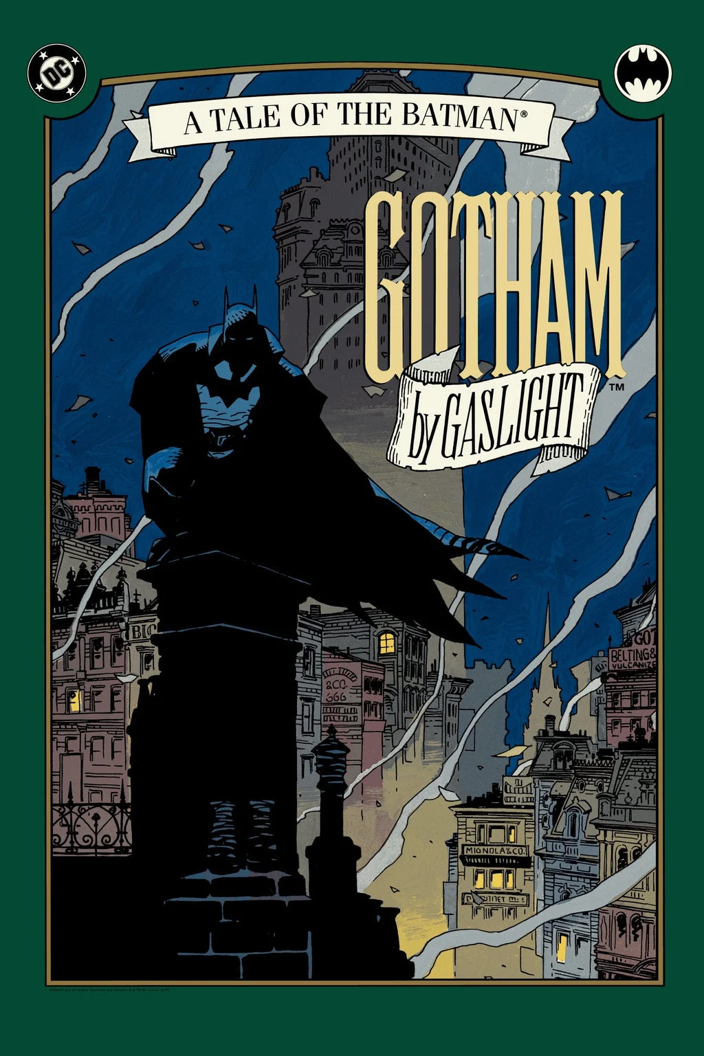 Gotham by Gaslight Poster - Mike Mignola