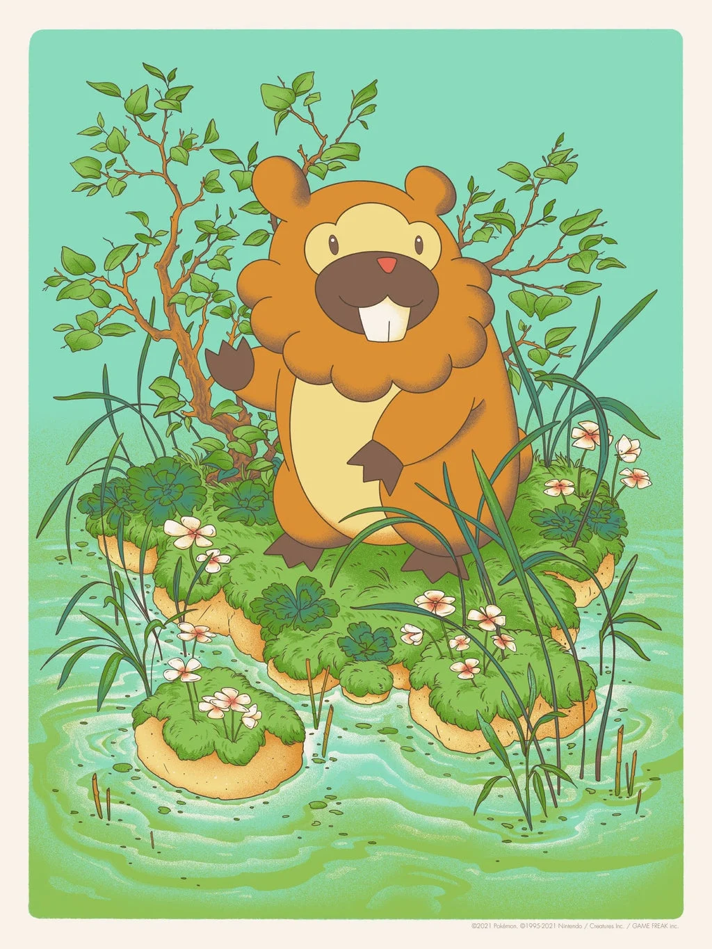Bidoof Poster - Nicole Gustafsson