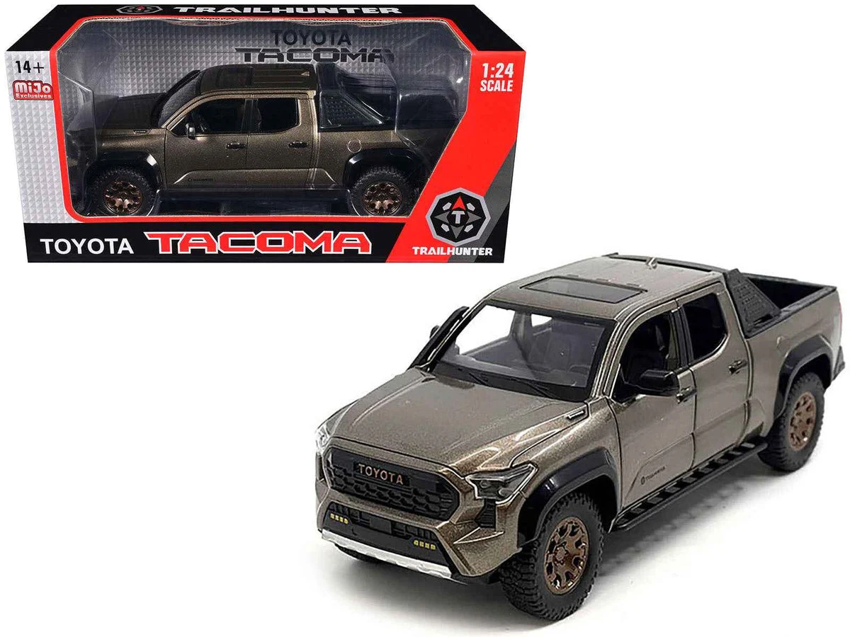 2024 Toyota Tacoma Trailhunter Edition Pickup Truck Bronze Metallic 1/24 Diecast Model Car - Unbranded