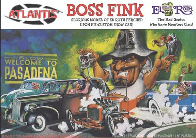 Atlantis Models H1271 Ed Big Daddy Roth Boss Fink 1/25 Scale Model Kit