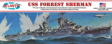 1/320 USS Forrest Sherman Destroyer - Atlantis Models - ATL