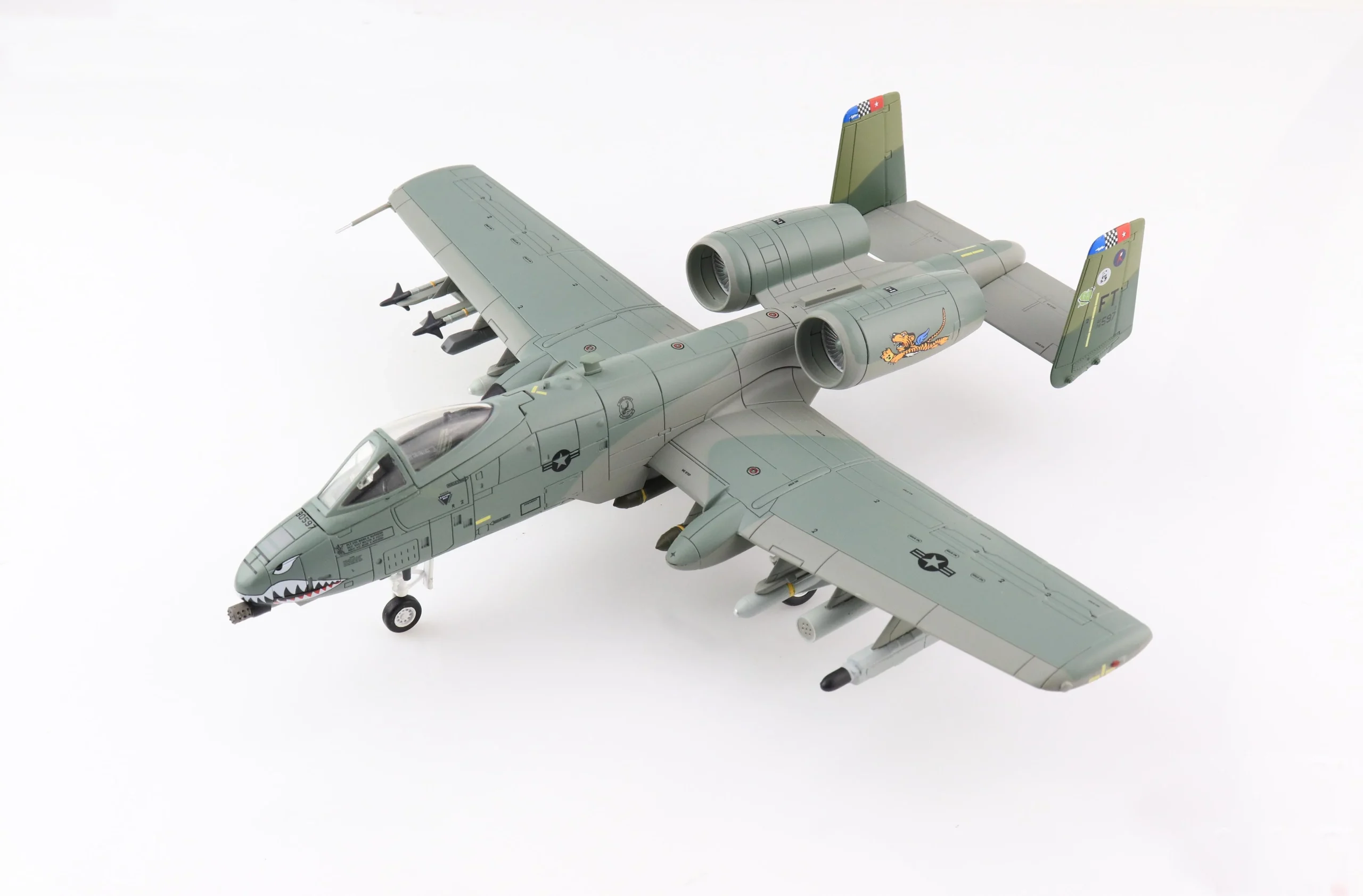 Fairchild Republic A-10C Thunderbolt II 75th FS “Tiger Sharks” 2017, 1:72 Scale Diecast Model