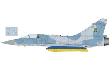 Mirage 2000-5F Ukranian Air Force HA1622 Scale 1:72