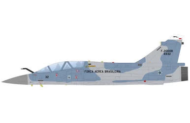 Mirage 2000B 4932, Forca Aerea Brasileira HA1657 Scale 1:72 - Hobby Master
