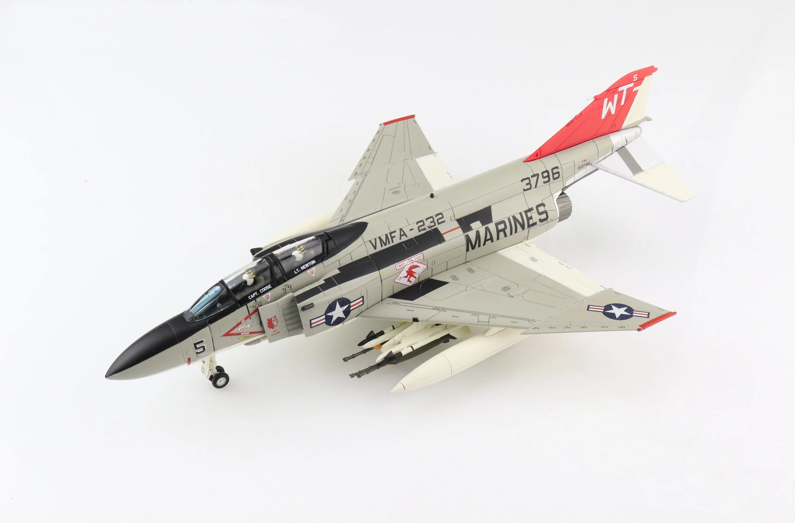 McDonald Douglas F-4J Phantom II VMFA-232 “Red Devils” 1977, 1:72 Scale Diecast Model