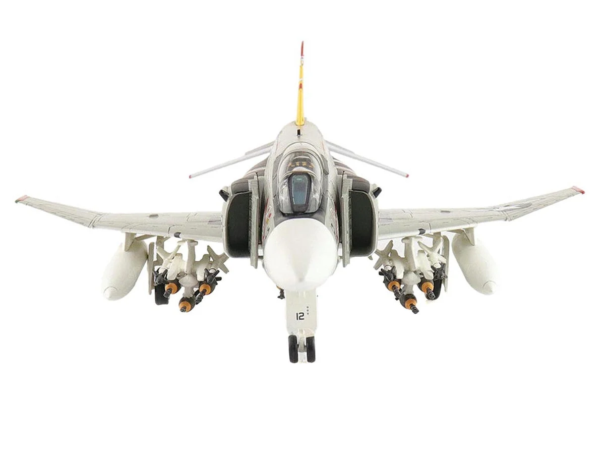 McDonnell Douglas F-4J Phantom II Fighter-Bomber Aircraft "153893 VMFA-312 Checkerboards" (1976) United States Marine Corps "Air Power Series" 1/72 Diecast Model by Hobby Master