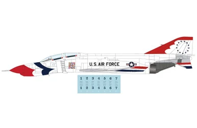 U.S. Air Force Thunderbirds F-4 HA19084 Scale 1:72