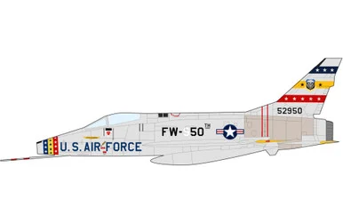 F-100D Super Sabre 55-2950 HA2128 Scale 1:72