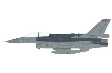 F-16 Block 70 "Slovak AF" 1101, Slovak Air Force, 2024 HA38049 Scale 1:72