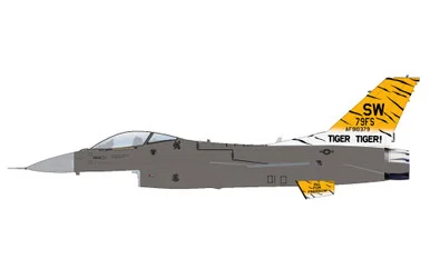 F-16CM "Tiger Tiger 1" 91-0379, 79th FS, Shaw Air Base, 2023 HA38066 Scale 1:72