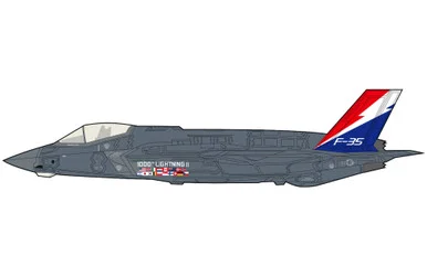 F-35A "1000th Lightning II" 22-5696 Wisconsin ANG HA4448 Scale 1:72
