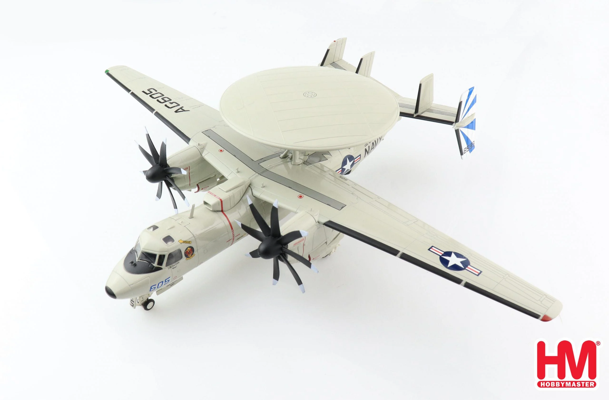 Northrop Grumman E-2D Hawkeye, VAW-121 “Bluetails”, 2018, 1:72 Scale Diecast Model
