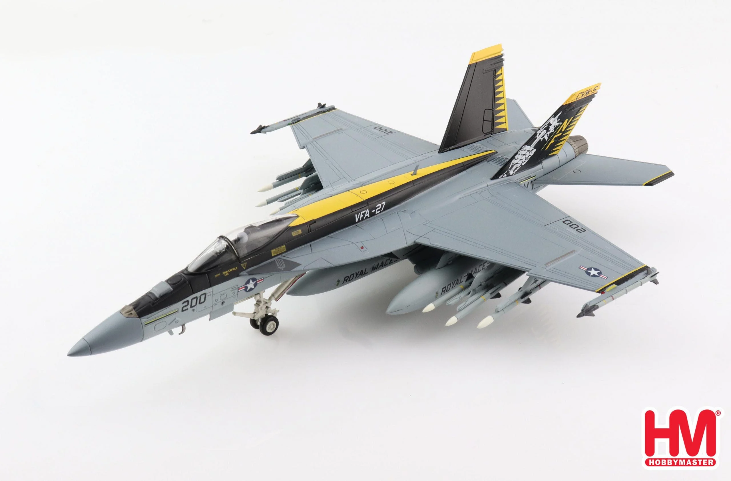 Boeing F/A-18E Super Hornet, VFA-27 “Royal Maces” USS Ronald Reagan, 2015, 1:72 Scale Diecast Model