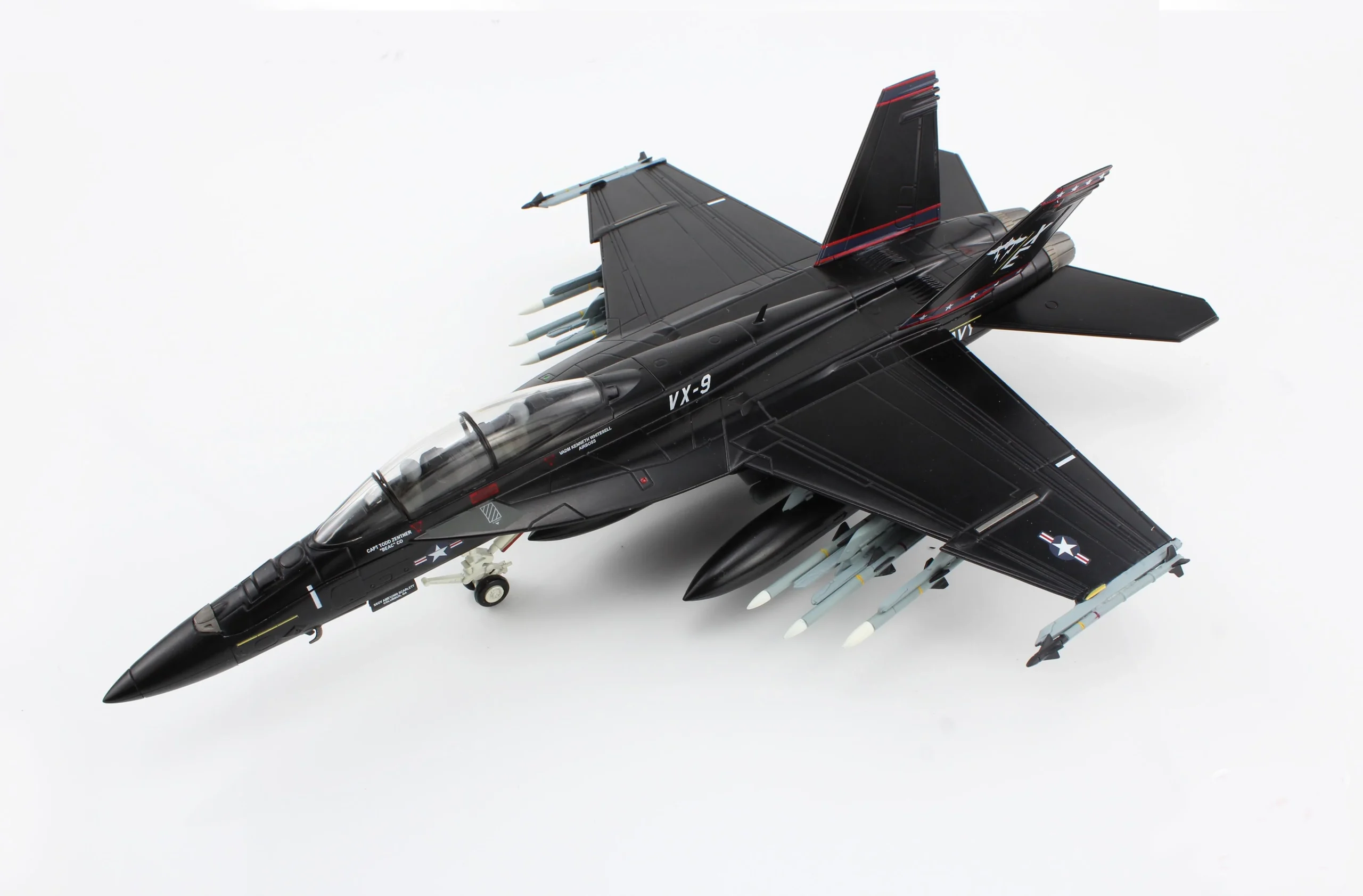 Boeing F/A-18F Super Hornet, VX-9 2023, 1:72 Scale Diecast Model