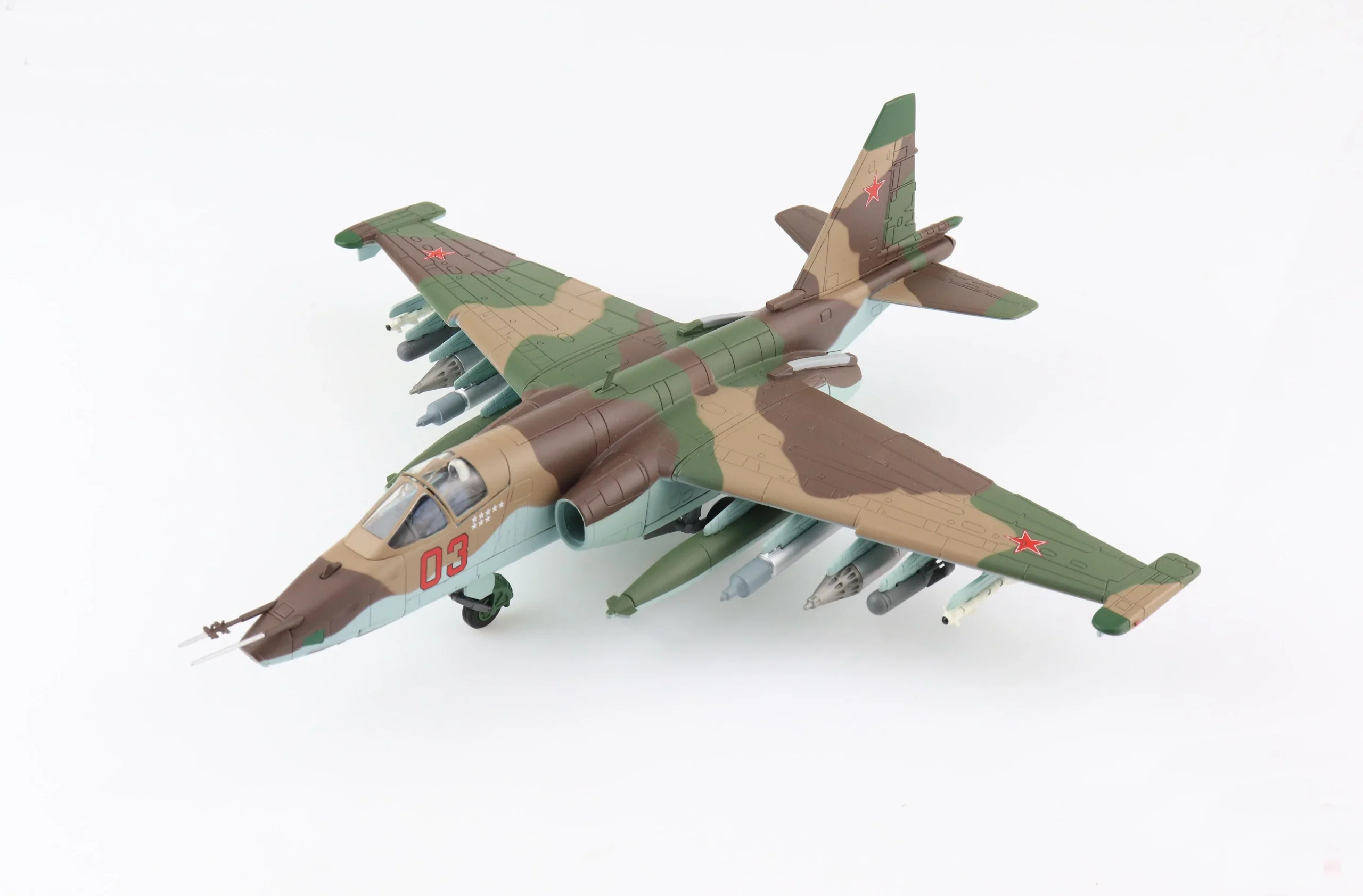 Sukhoi Su-25K Frogfoot 378th OShAP “Red 03” 1988, 1:72 Scale Diecast Model