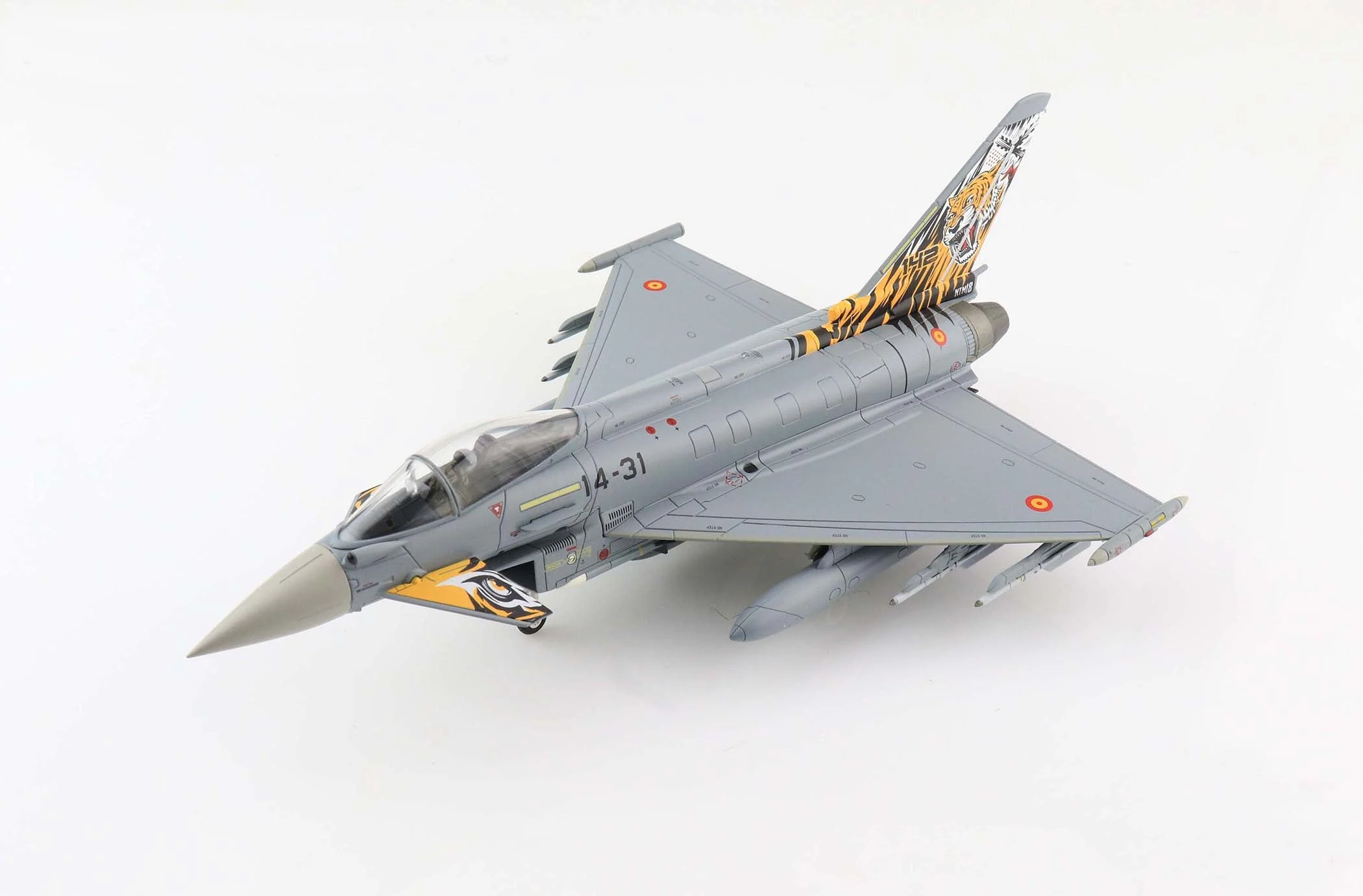 Eurofighter Typhoon 142 Squadron Spanish Air Force 2018, 1:72 Scale Diecast Model - Hobby Master