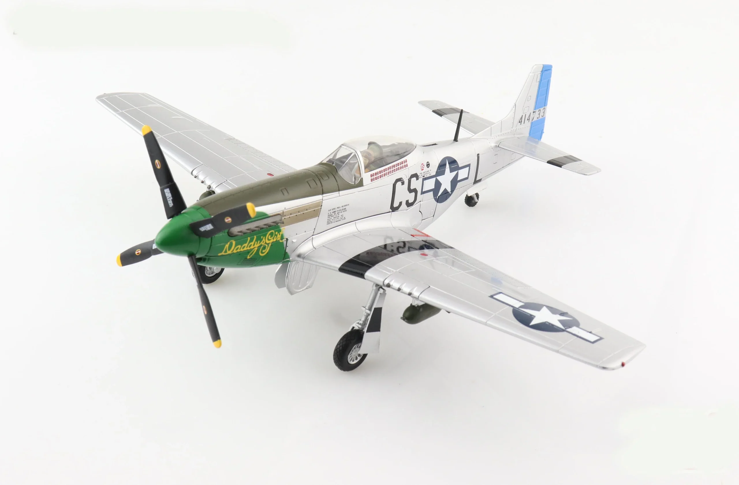 North American P-51D Mustang “Daddy’s Girl” 370th FS, 359th FG 1945, 1:48 Scale Diecast Model