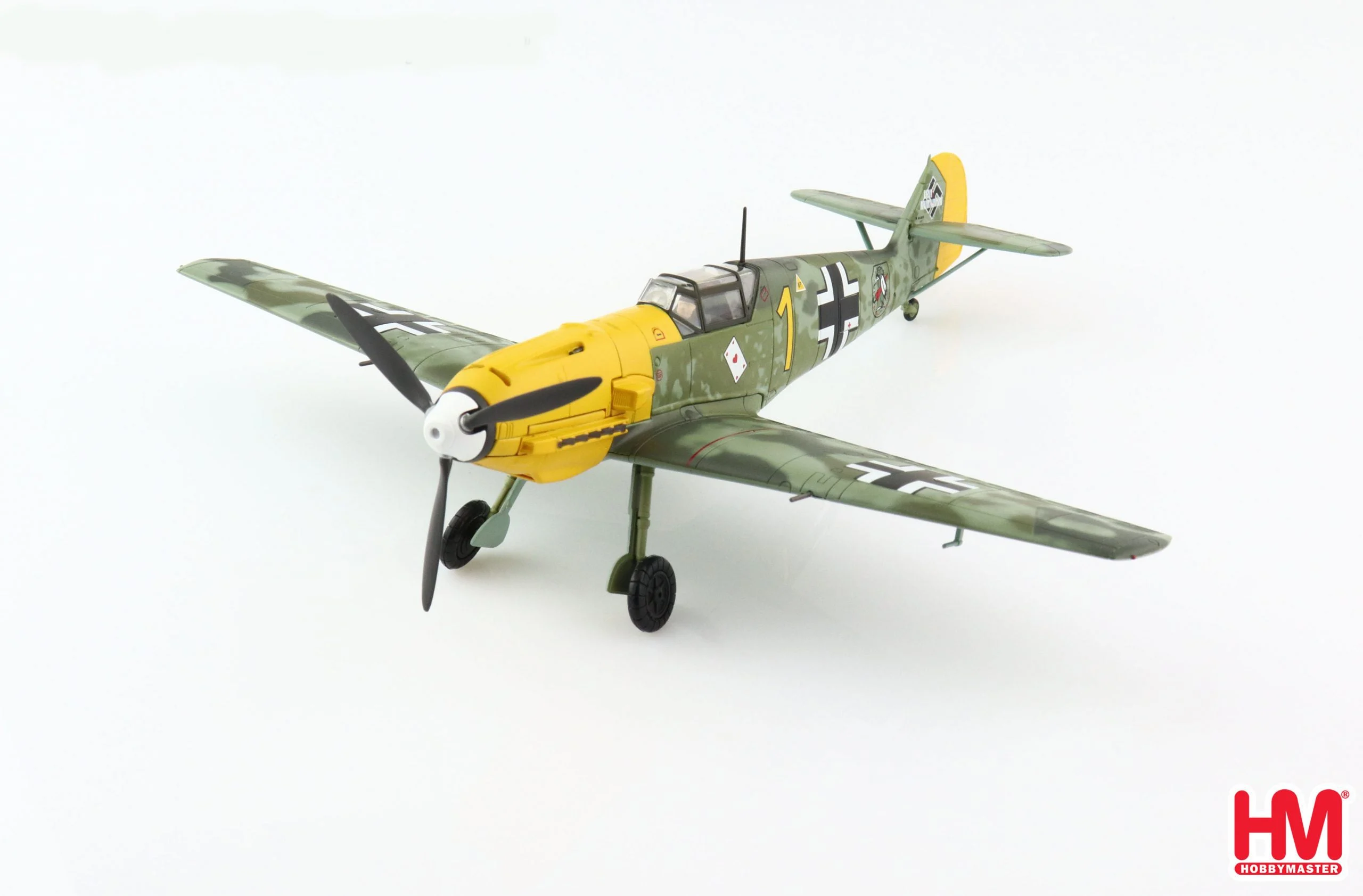 Messerschmitt Bf-109E-3 “Yellow 1” France 1940, 1/48 Scale Diecast Model
