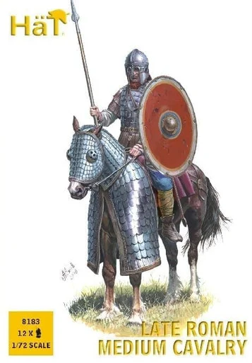 HaT Industrie 8183 Late Roman Medium Cavalry 1/72 Scale Model Kit - Hat Industries