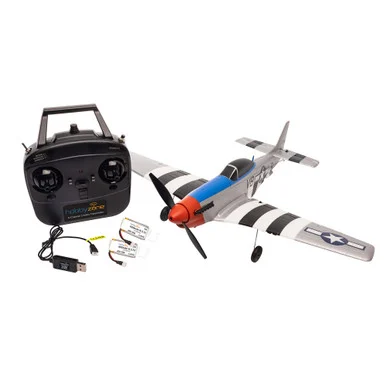 HobbyZone HBZ1251 P-51D Mustang 450mm RTF with SAFE
