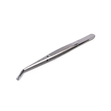 6" Curved Fine Point Stainless Steel Tweezer - Hobby Essentials