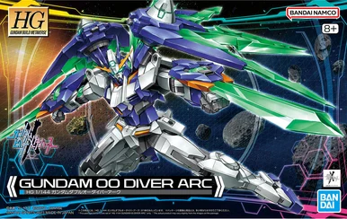 Bandai 5065720 #05 Gundam 00 Diver Arc HG 1/144 Scale Model Kit