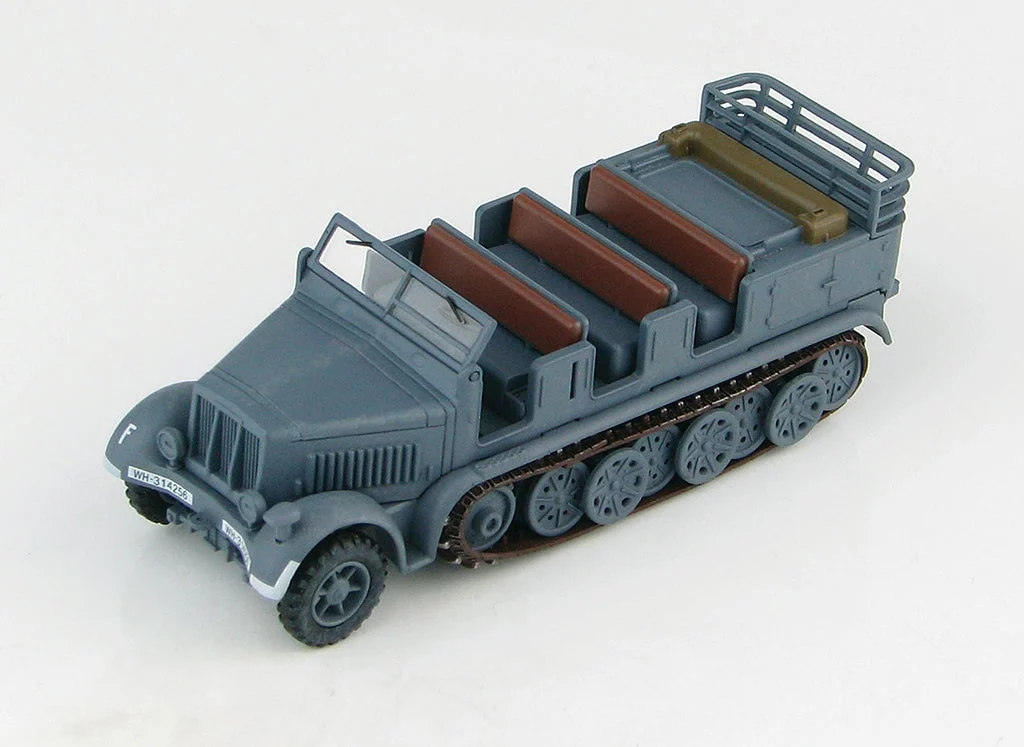 Sd.Kfz. 7 8-Ton Half-track German 10th Infantry Division 1942 1:72 Scale Diecast Model