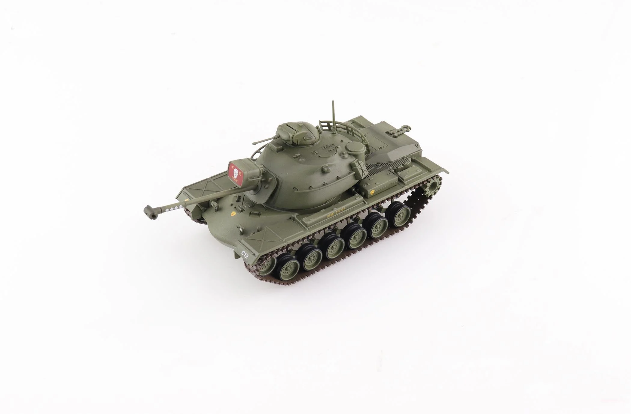 M48A3 Patton Tank “Death” USMC 1st Tank Battalion Vietnam War, 1:72 Scale Diecast Model - Hobby Master