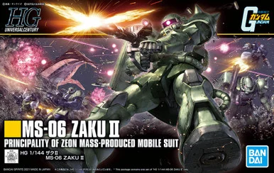 Bandai 5061545 #241 MS-06 Zaku II HG 1/144 Scale Model Kit