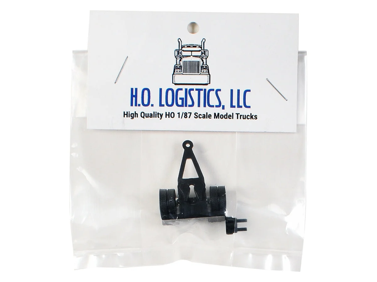 Trailer Dolly Black Kit 1/87 (HO) Plastic Model Car by HO Logistics - HO Logistics Replicas