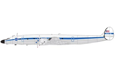 Lockheed C-121G NASA 421 HL9025 Scale 1:200
