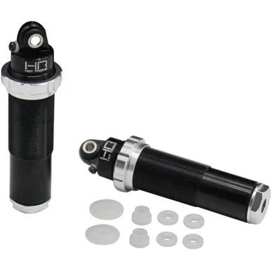 Hot Racing ATF155AR08 Aluminum Thread Rear Bleeder Shock Bodies: ARRMA 1/10 4x4