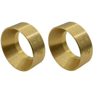 Hot Racing SXTF2612H 9.5g Brass Machete Wheel Weights SCX24